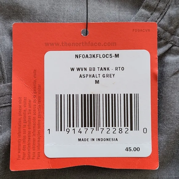 NWT Womens -The North Face tank top Size M - Picture 8 of 9